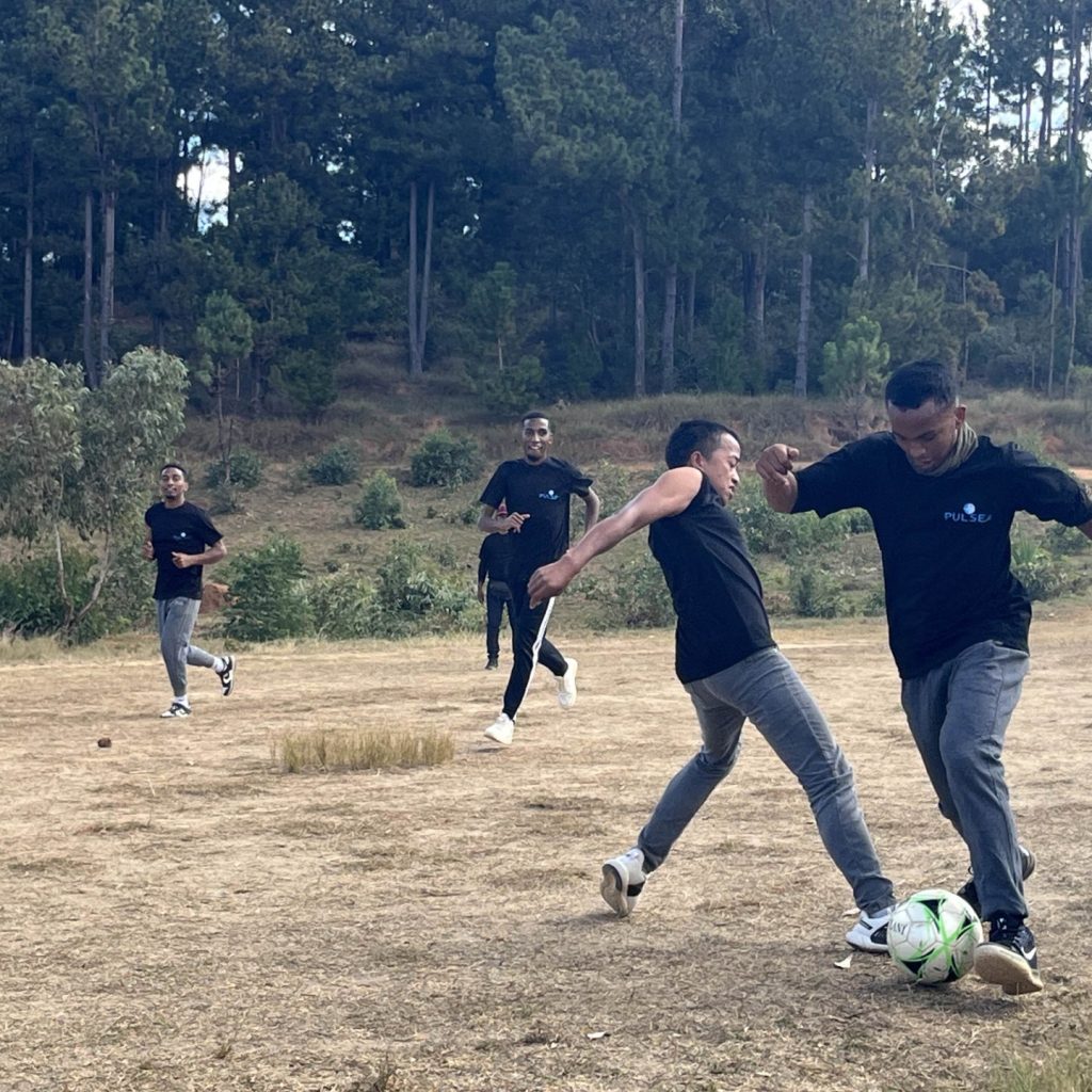 L'équipe PULSEA en plein jeu